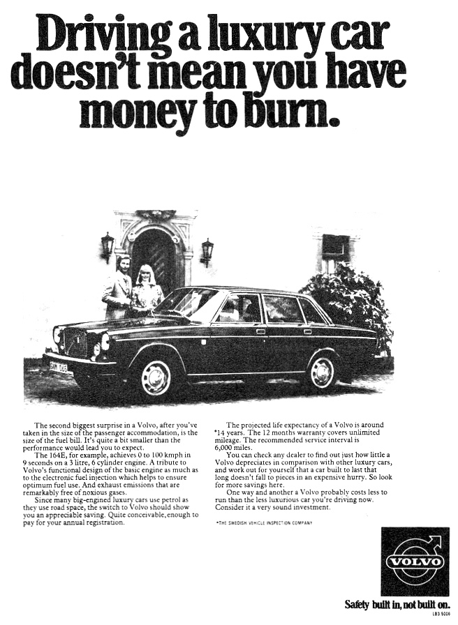 1974 Volvo 164 Money To Burn